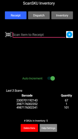 ScanSKU Inventory Mobile